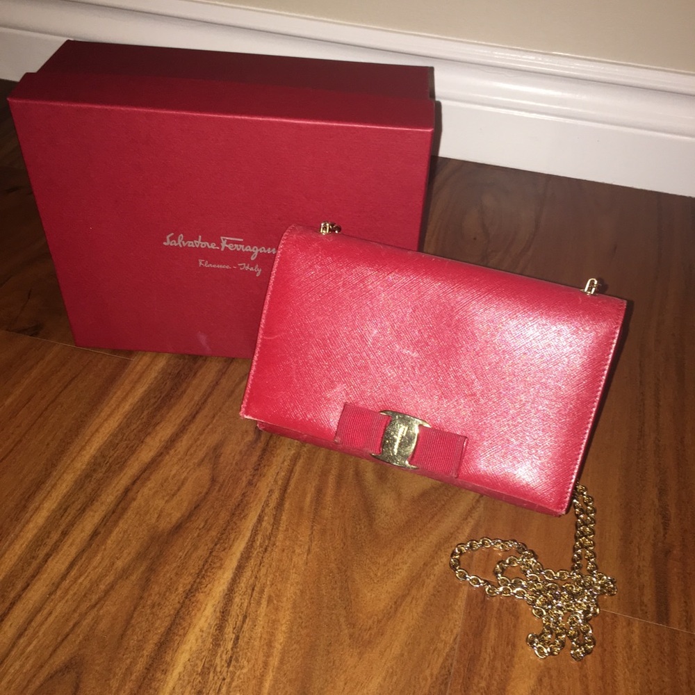 Salvatore Ferragamo Miss Vera Bow Cross Body Bag